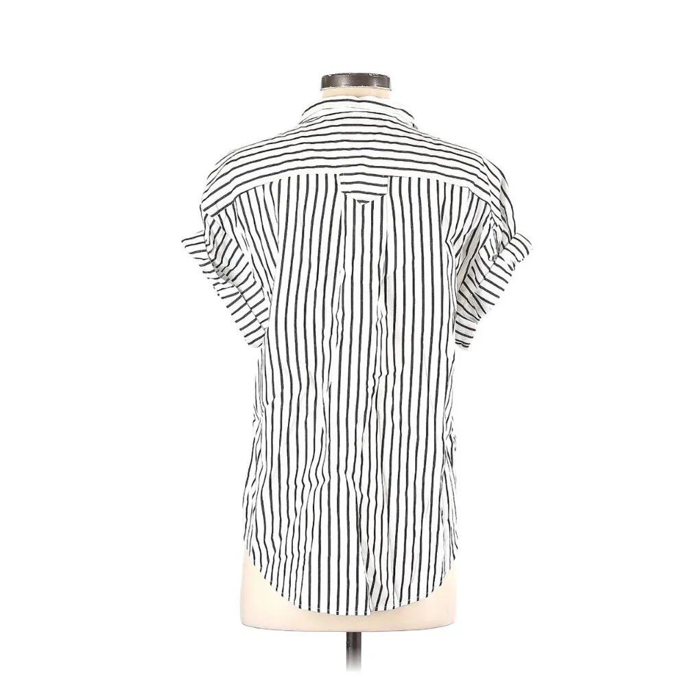 Frame Sheila Striped Pocket Shirt Size XS - Picture 6 of 8